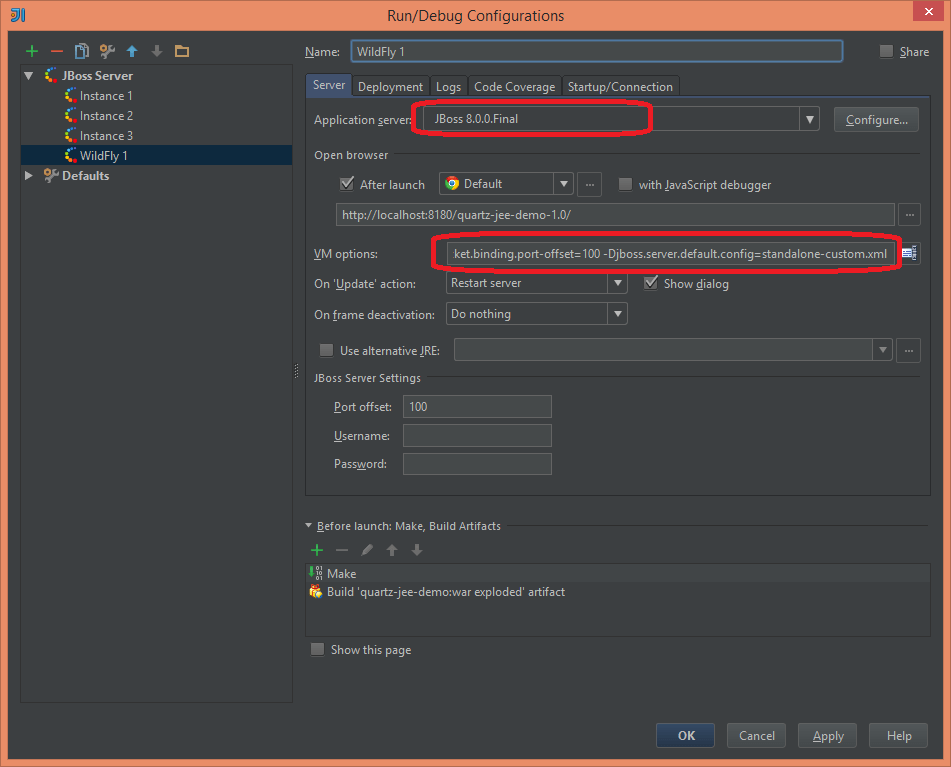 HOWTO Quartz Scheduler with Clustering in JEE application with MySQL