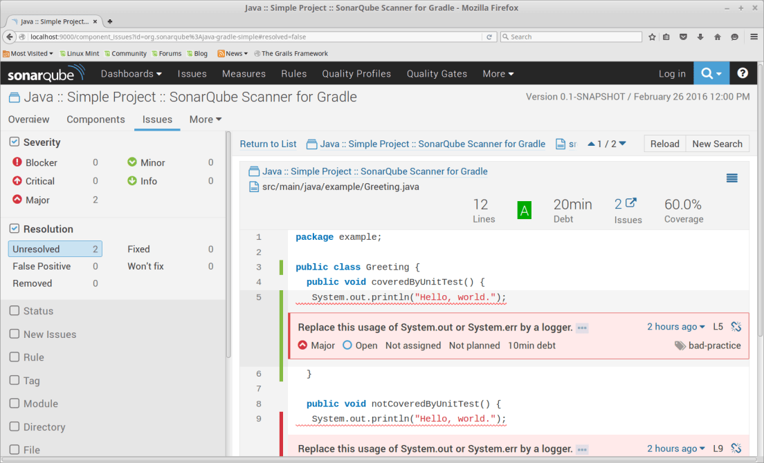 3 Steps For Analyzing a Gradle Project With SonarQube Using Docker