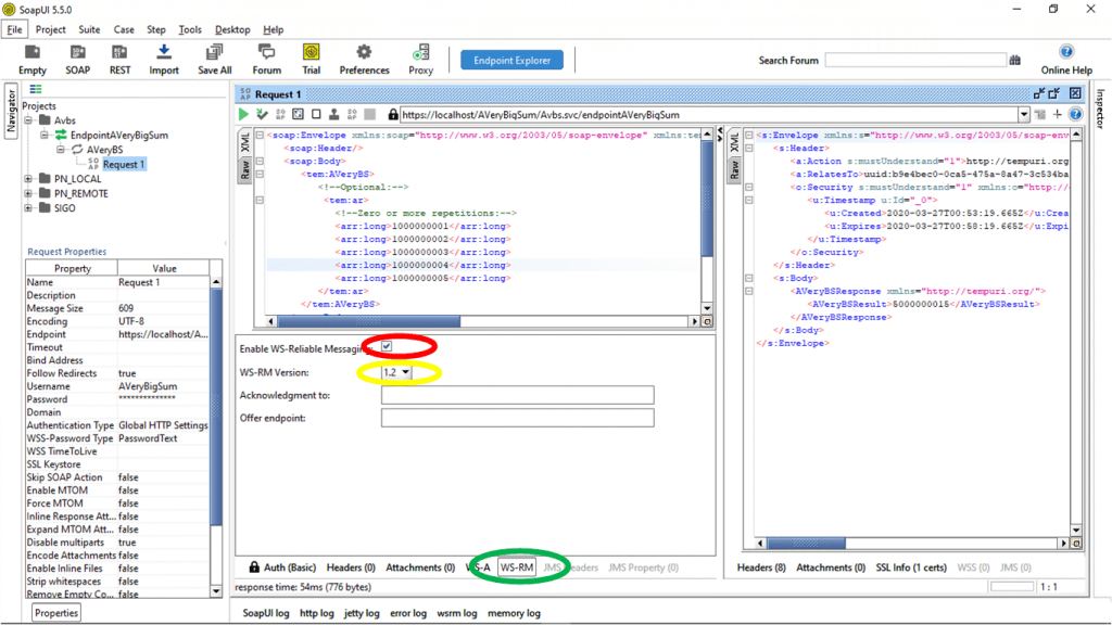 Invoking Different Secure WCF SOAP Services using SoapUI Basic
