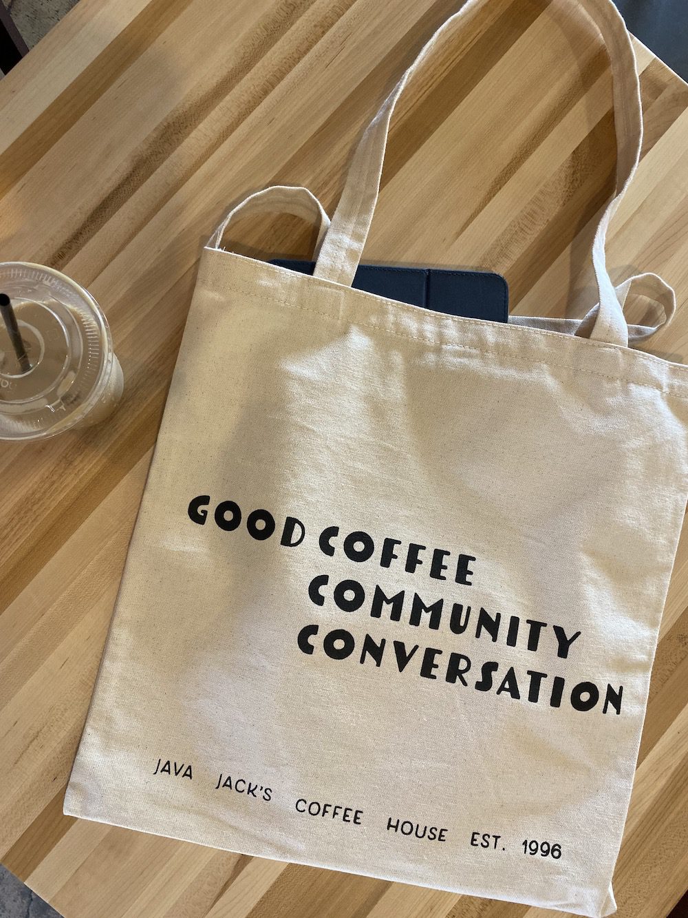Good Coffee Tote Bag Java Jacks Coffee House