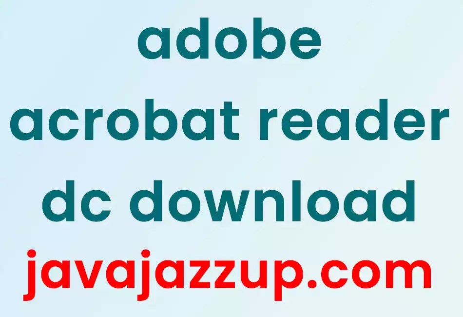 adobe acrobat reader dc download