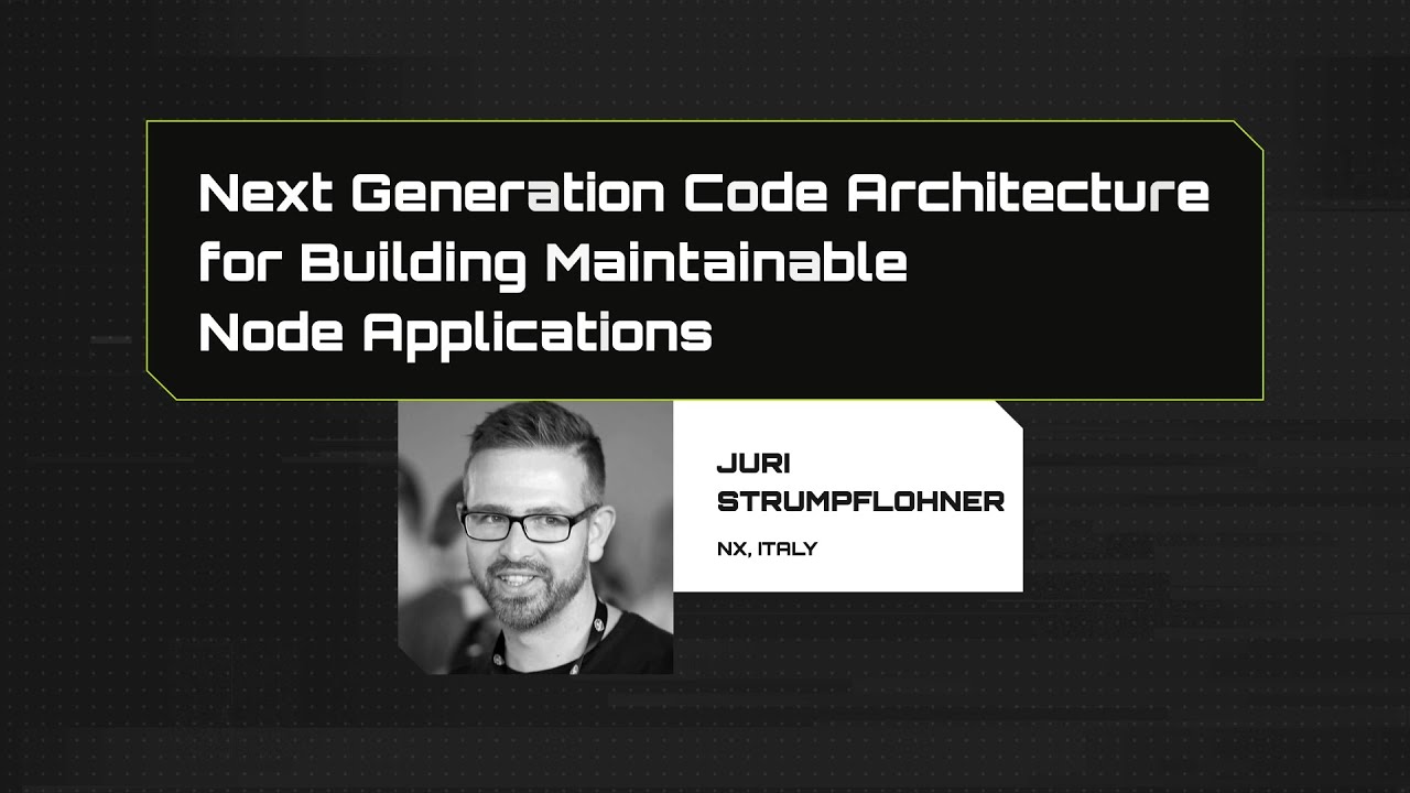 Next Generation Code Architecture for Building Maintainable Node