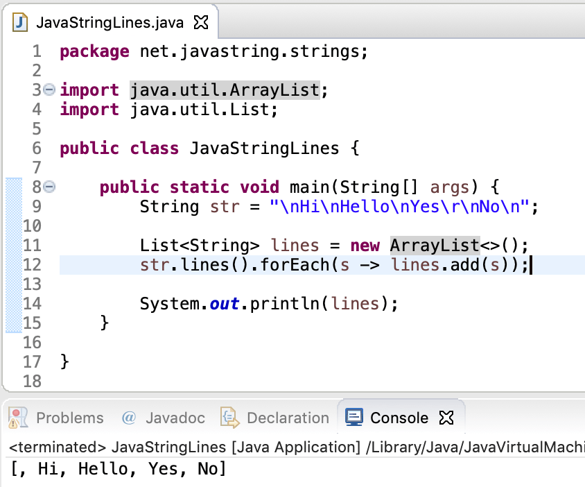 How to Break a New Line in Java Programmer Help How to break a new