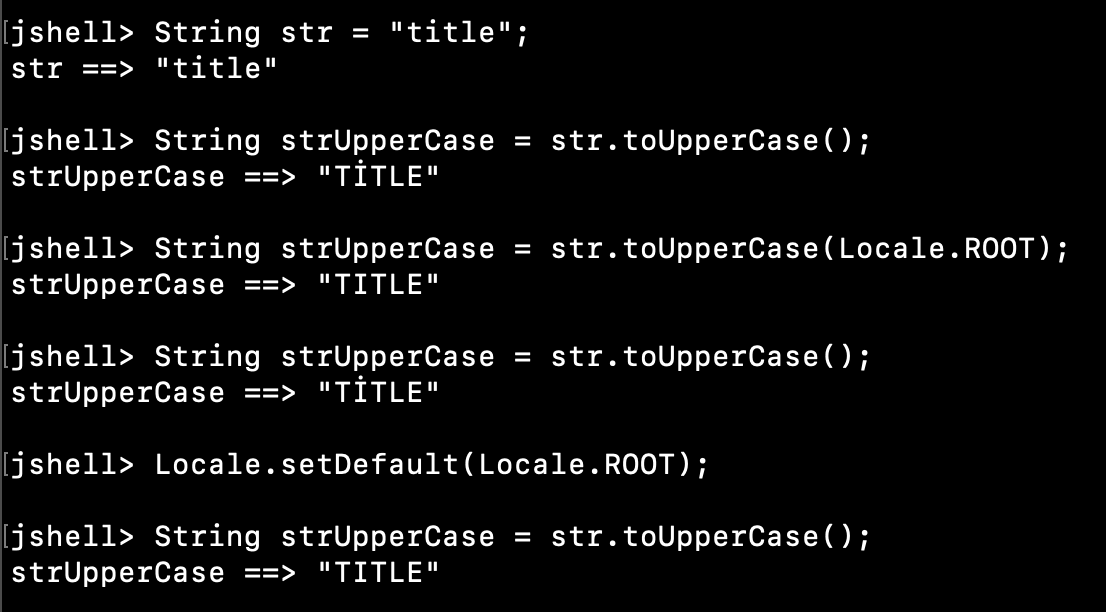 Java String toUpperCase() Method Examples