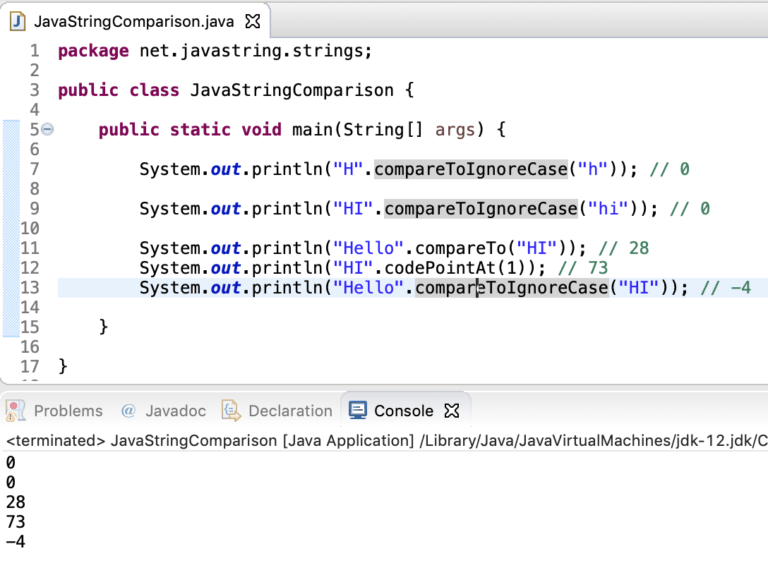 Java String Comparison 5 Ways You MUST Know