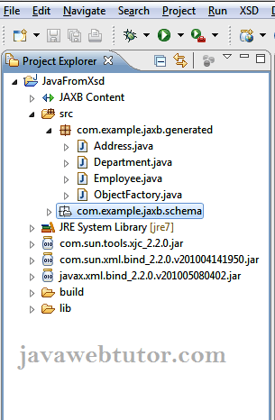 How to generate Java Classes from XSD | Java Web Tutor