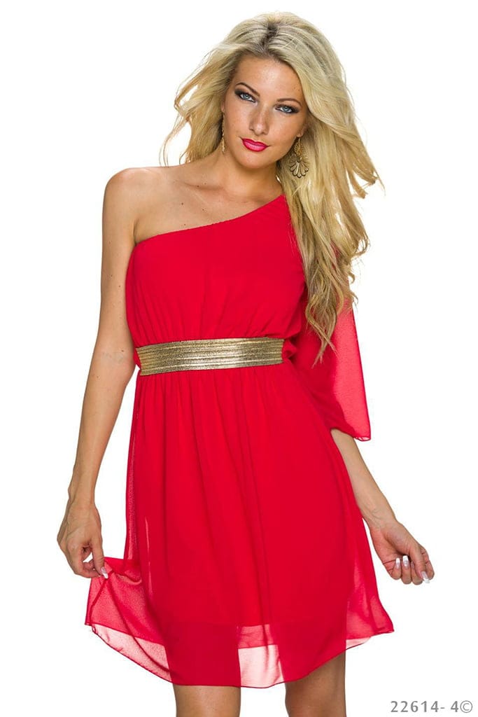 Vestido rojo Seven Moda