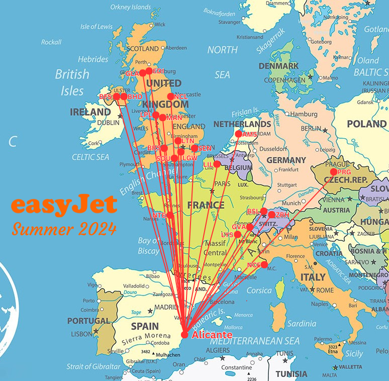 EASYJET EXPANDS BASE AT ALICANTEELCHE AIRPORT