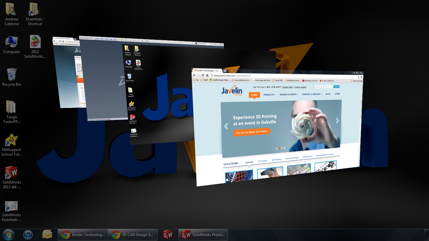Windows Aero Themes and SolidWorks Performance
