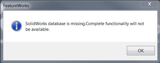 SOLIDWORKS Database Missing! Learn how to solve this issue