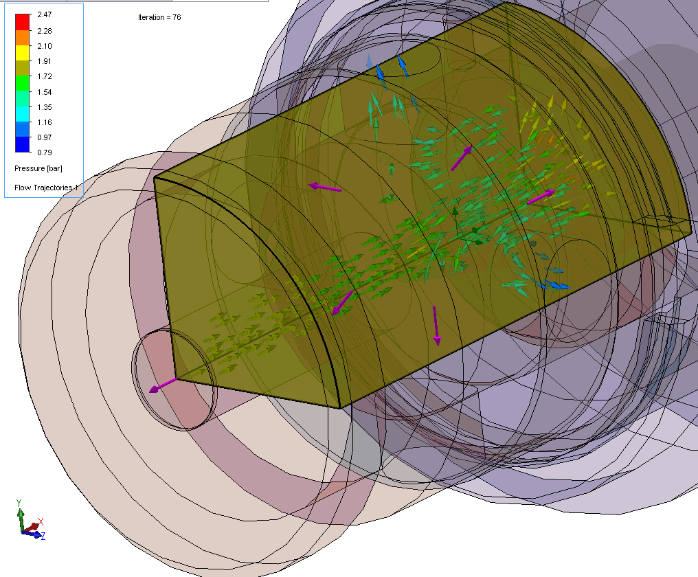 SOLIDWORKS Flow Simulation 2018 Axial Periodicity