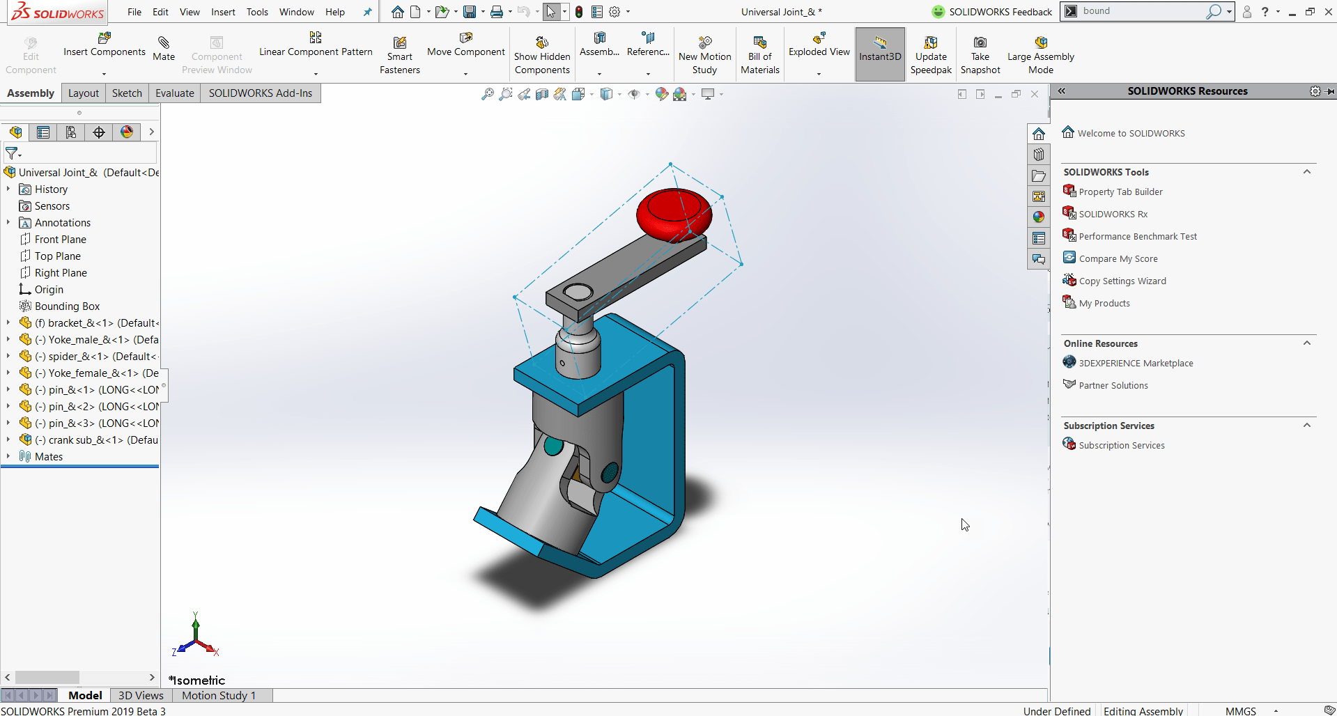 How to create a SOLIDWORKS Assembly Bounding Box