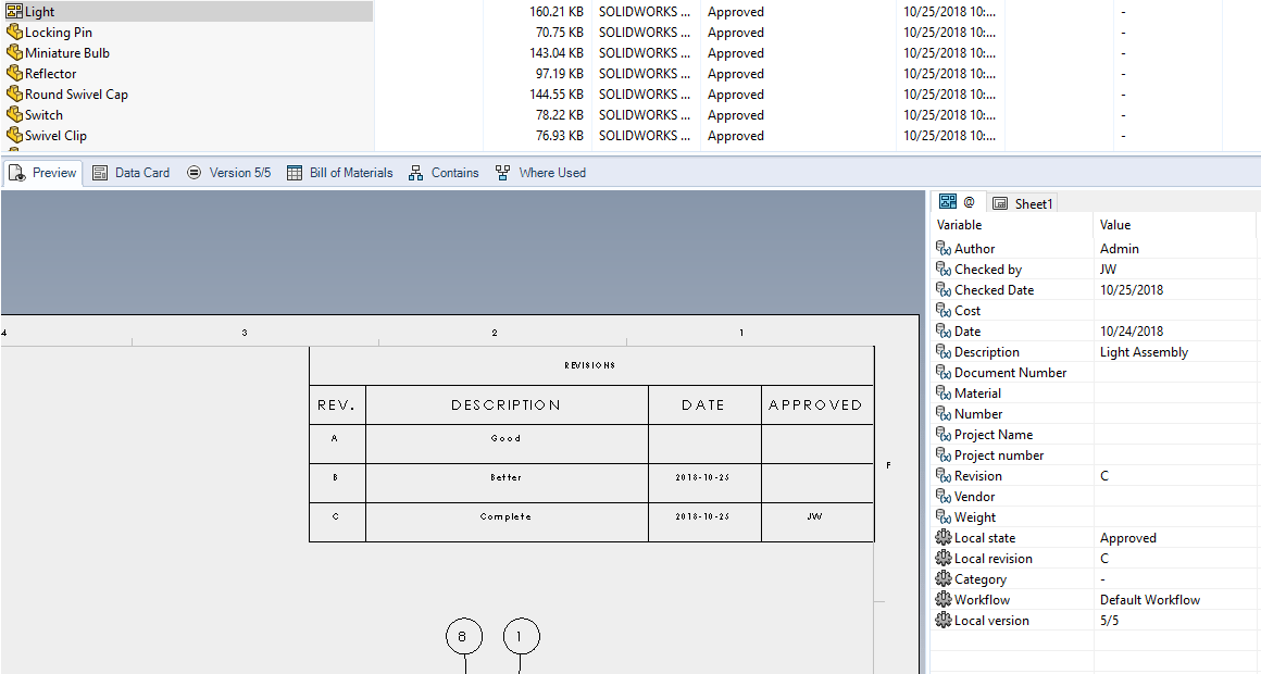 How to Set up Revision Tables in SOLIDWORKS PDM