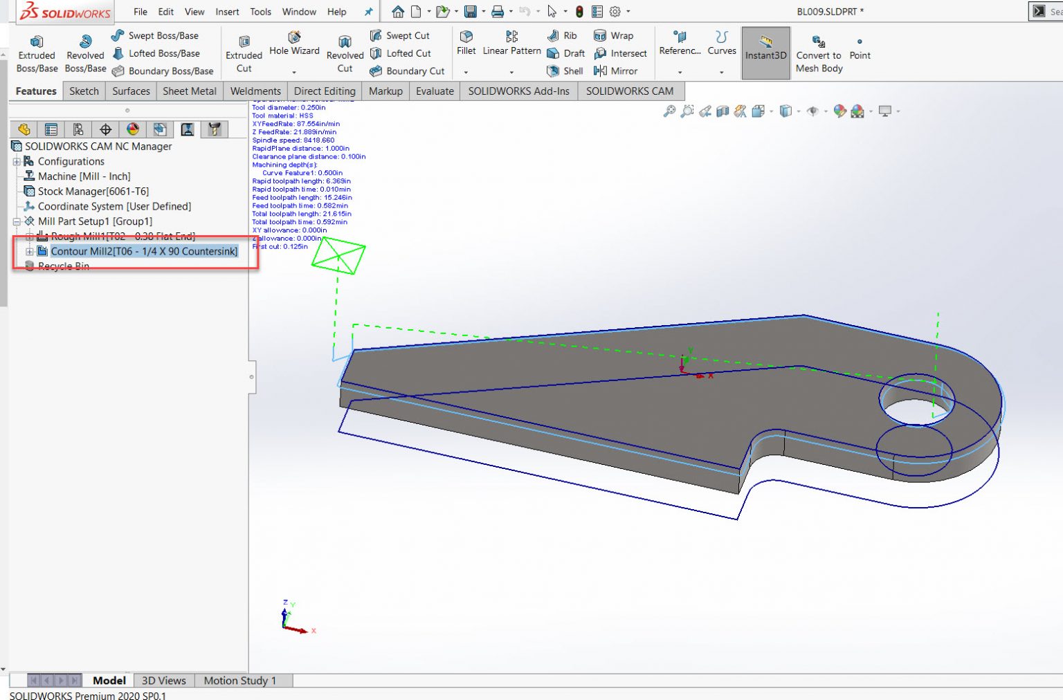 Automatically create Chamfers in SOLIDWORKS CAM