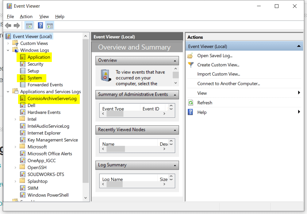 How to filter the Windows Event Viewer Logs to help resolve problems
