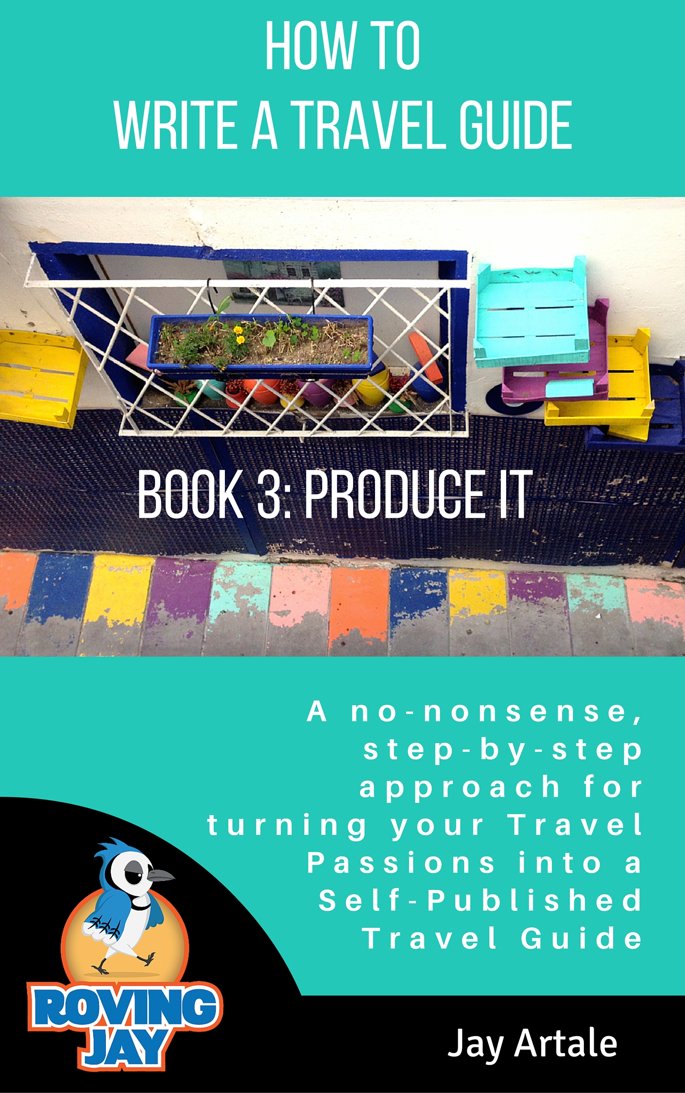 Concept Covers for my How to Write a Travel Guide 4part Book Series