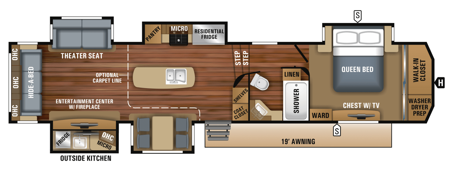 Jayco 5th Wheel Toy Hauler Floor Plans Wow Blog