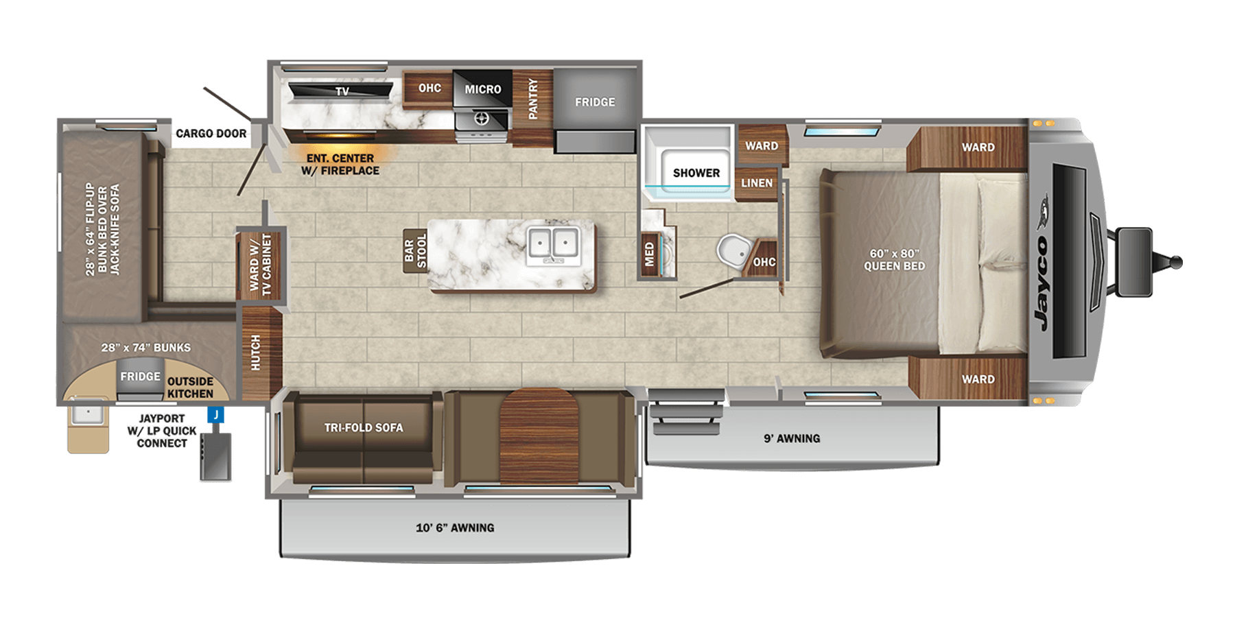 2022 White Hawk 32QBH Jayco, Inc