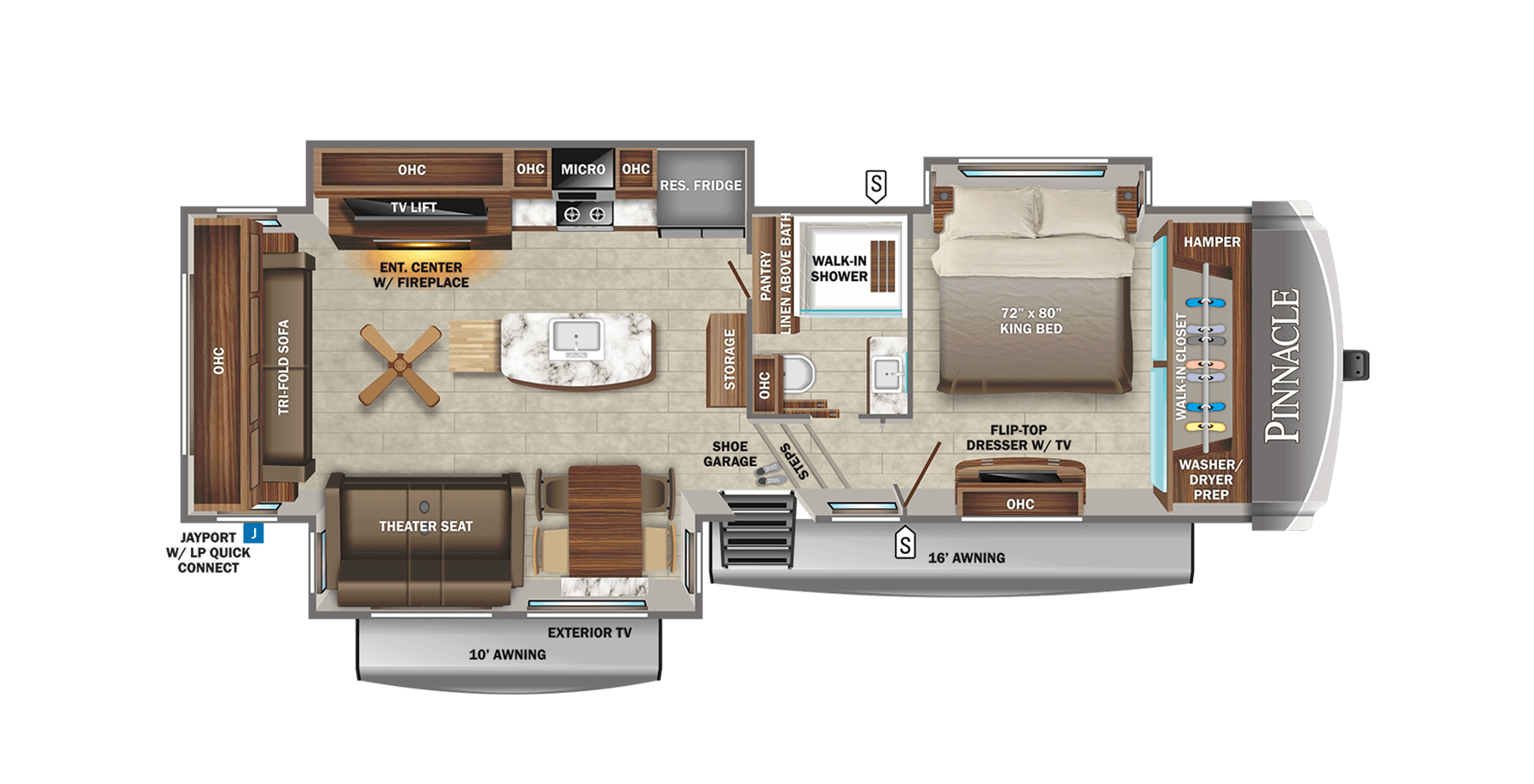 2022 Pinnacle Luxury Fifth Wheel Jayco, Inc