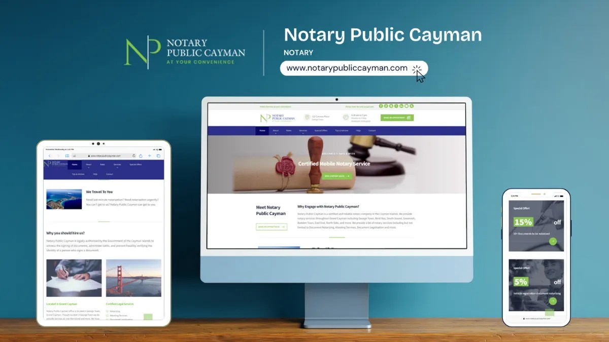 Notary Services site Design Agency