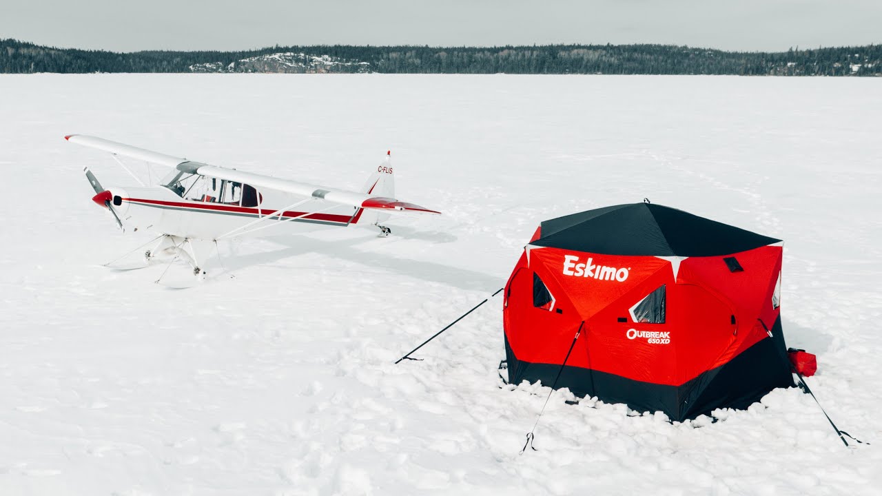Remote FlyIn Ice Fishing (Overnight Ice Camping) Jay Siemens