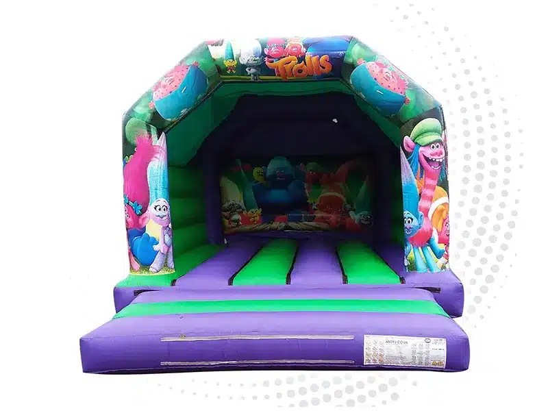 Trolls Bouncy Castle inflatable bouncy castle Inflatable Slide and Bouncy Castle Hire Leicester