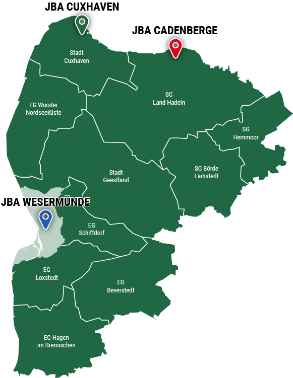 Kontaktaufnahme zur JBA / JugendBerufsAgentur Cuxhaven