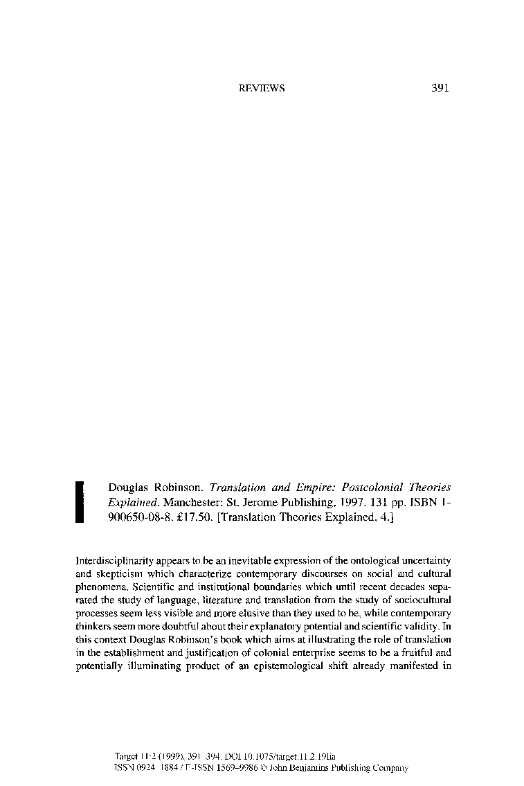 Western Translation Theory (1997 edition) Open Library