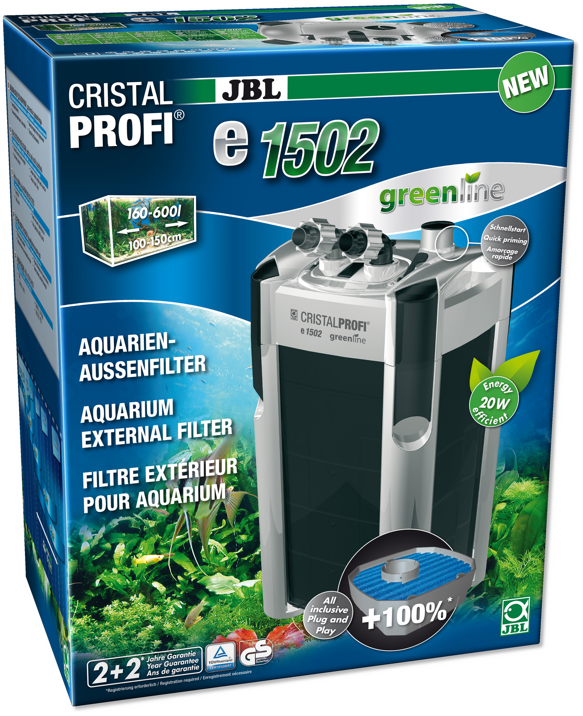 JBL CristalProfi e1502 greenline