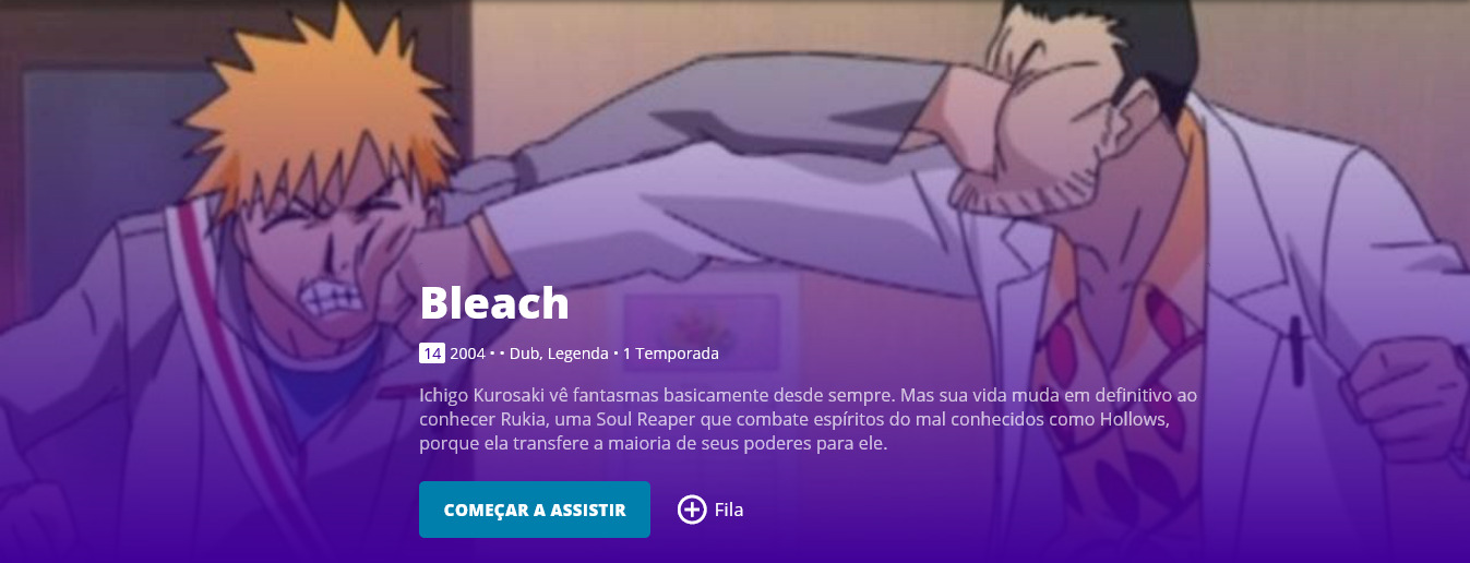 ‘Bleach’ estreia na Funimation com dublagem JBox