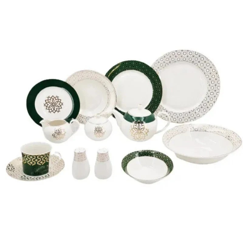 Porcelain Dinner Set Garden (47 Piece Set) by JB Saeed Studio Buy