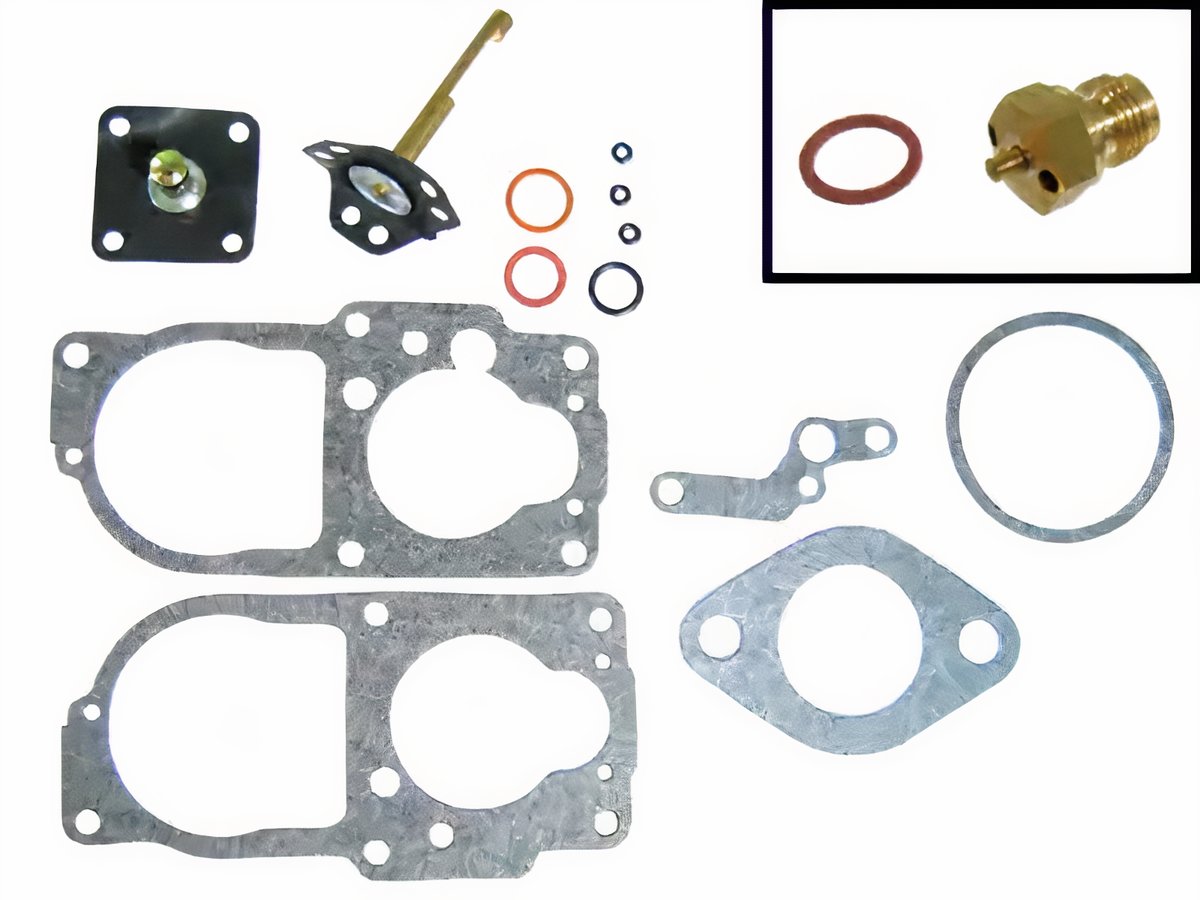 021198575 197274 VW Bus Carburetor Rebuild Kit Left or Right