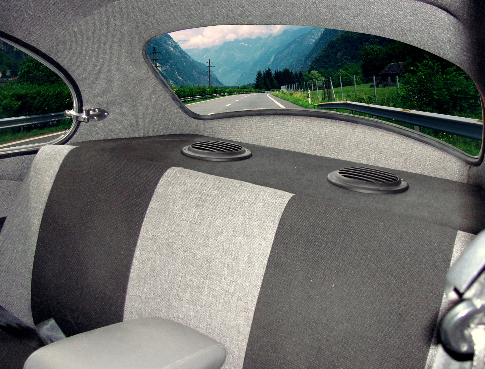 1973 VW Super Beetle, VW Seat Covers, VW Padding JBugs