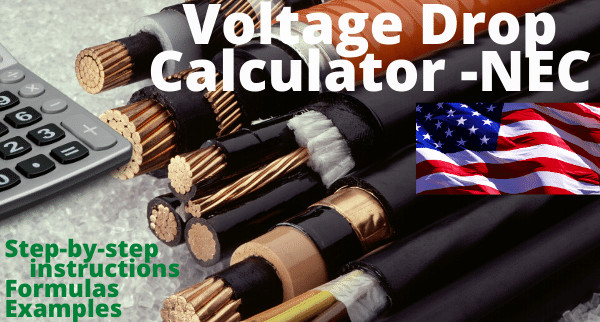 AC and DC Voltage Drop Calculator NEC