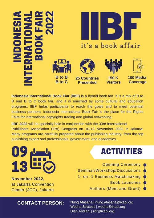 Schedule Of Events | Jakarta Convention Center