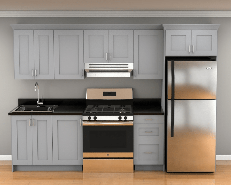 Cumberland Straight Kitchen 10 feet Option 2 J Collection