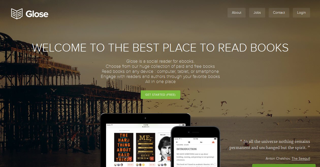 App ‘Glose’ is a great place to read books, now launching on Android