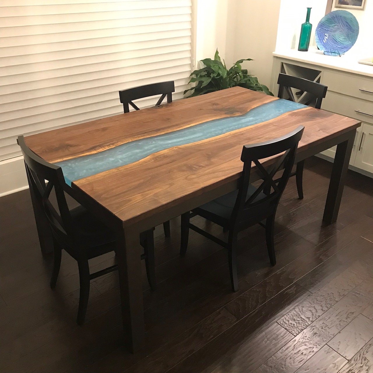 Black Walnut River Table Johnson Company Woodworking Johnson