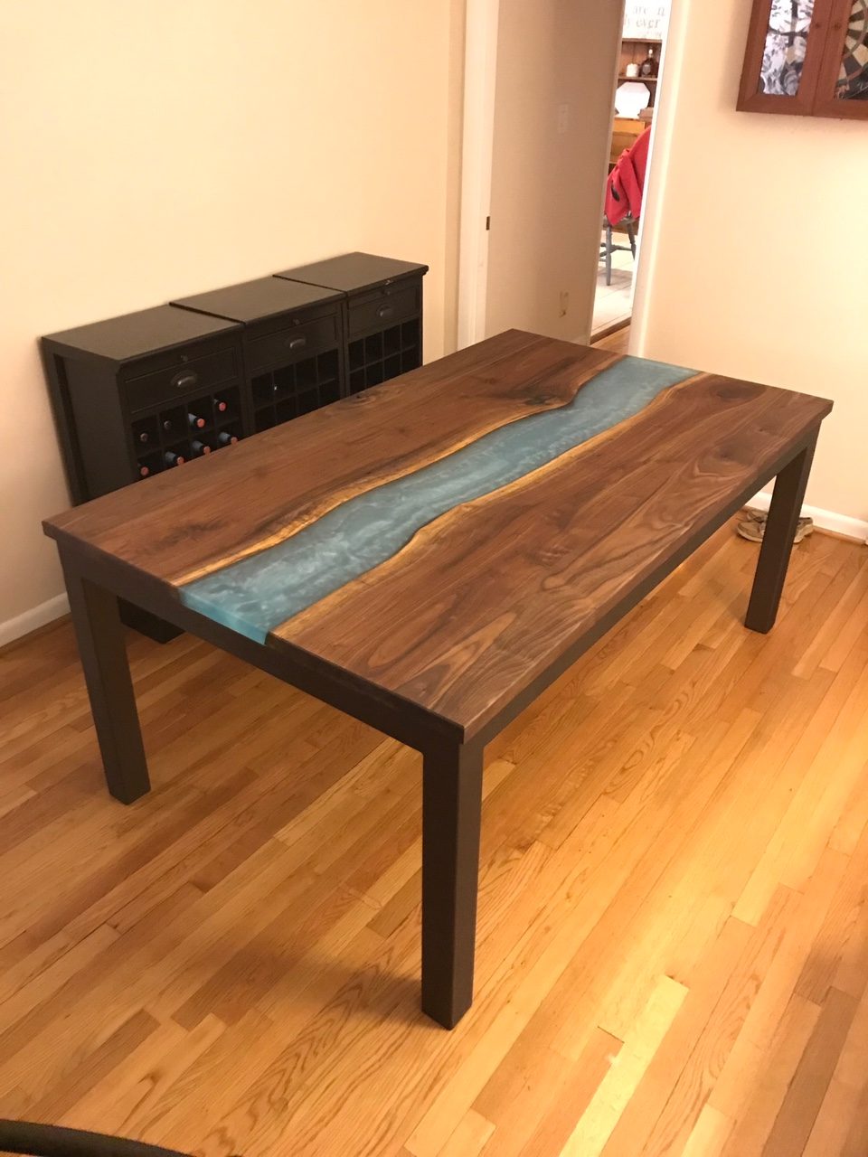 Black Walnut River Table Johnson Company Woodworking Johnson