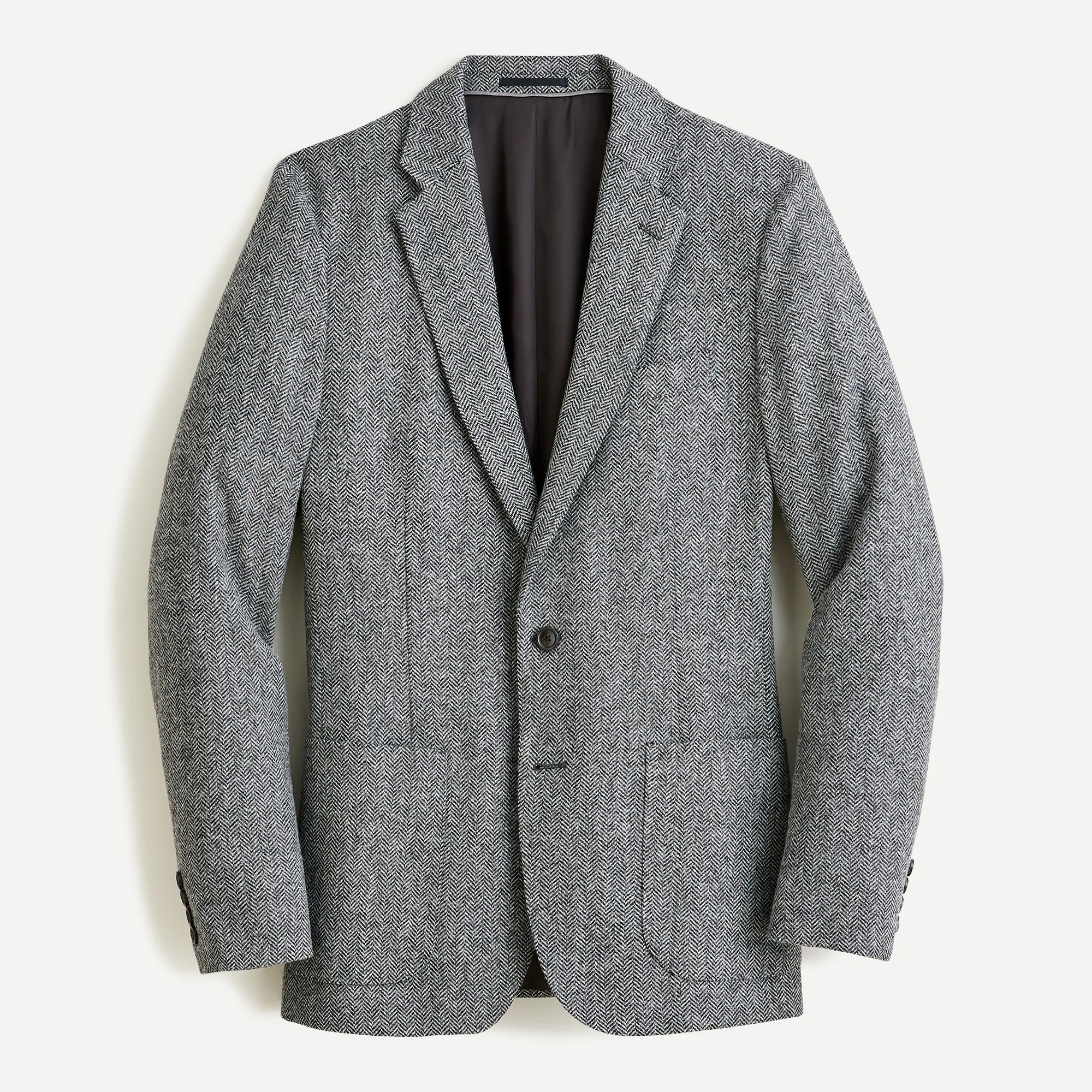 J.Crew Ludlow Slimfit Unstructured Blazer In English Woolcotton Herringbone For Men