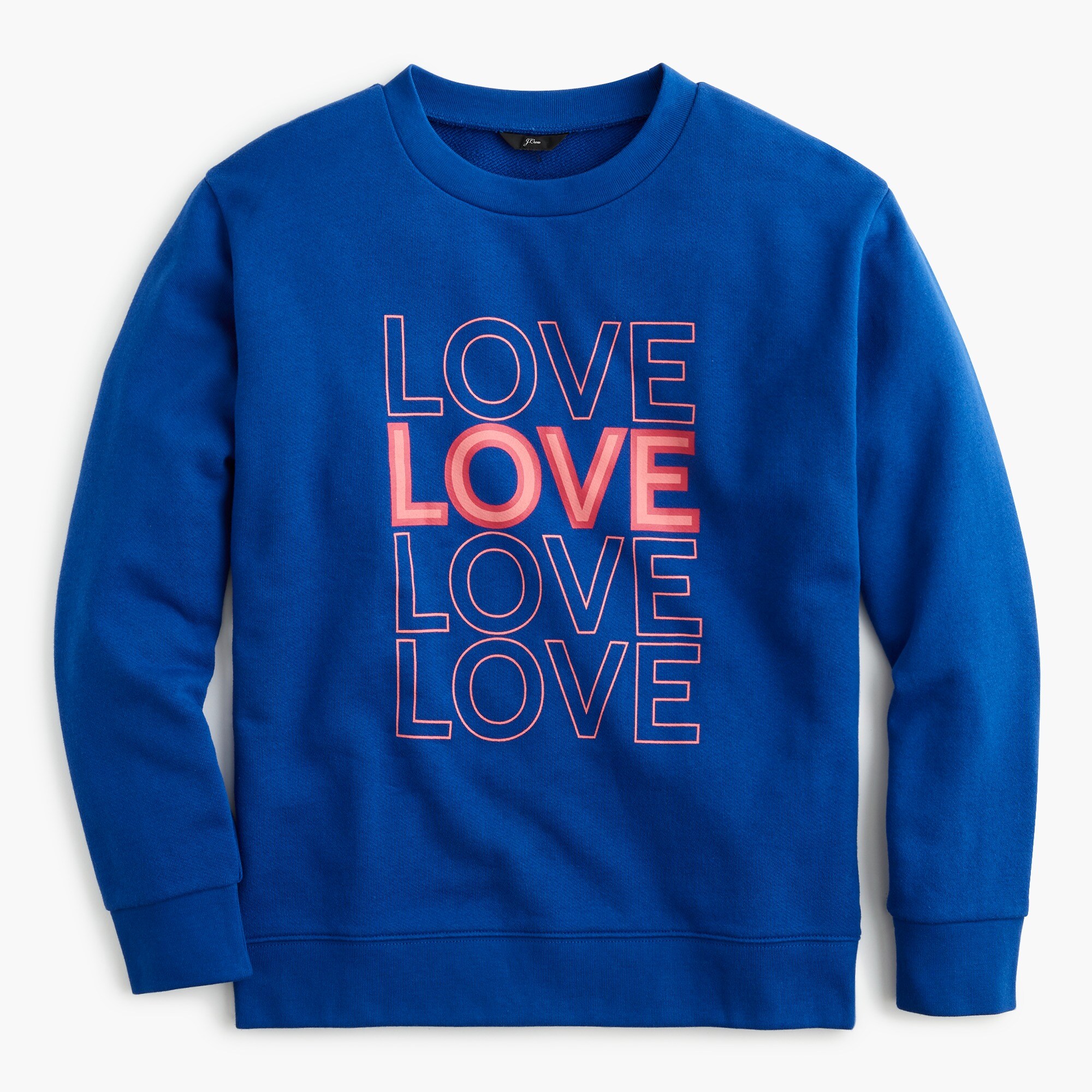 J.Crew "LOVE" Pullover Sweatshirt For Women