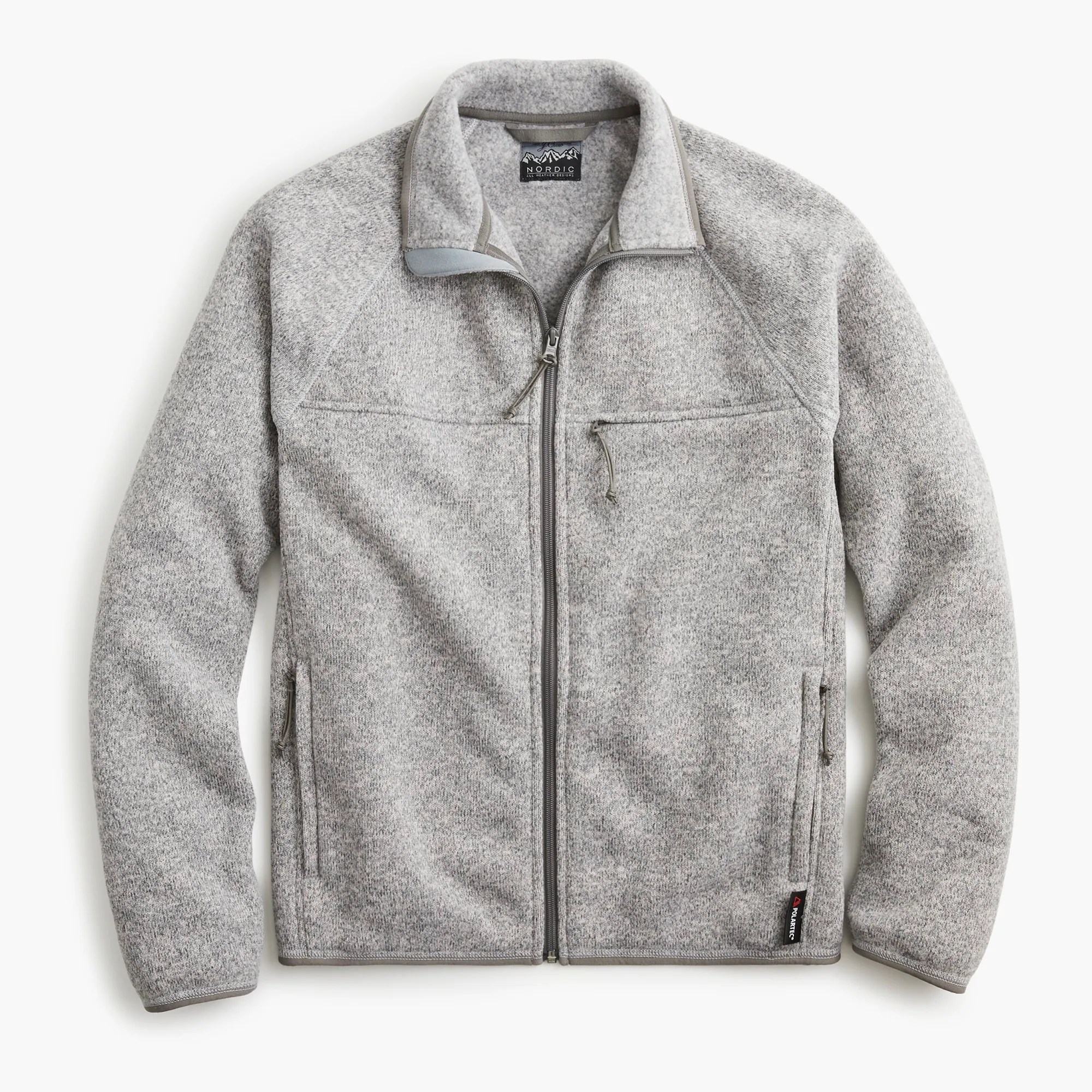 J.Crew Nordic Fullzip Jacket In Polartec® Sweater Fleece For Men