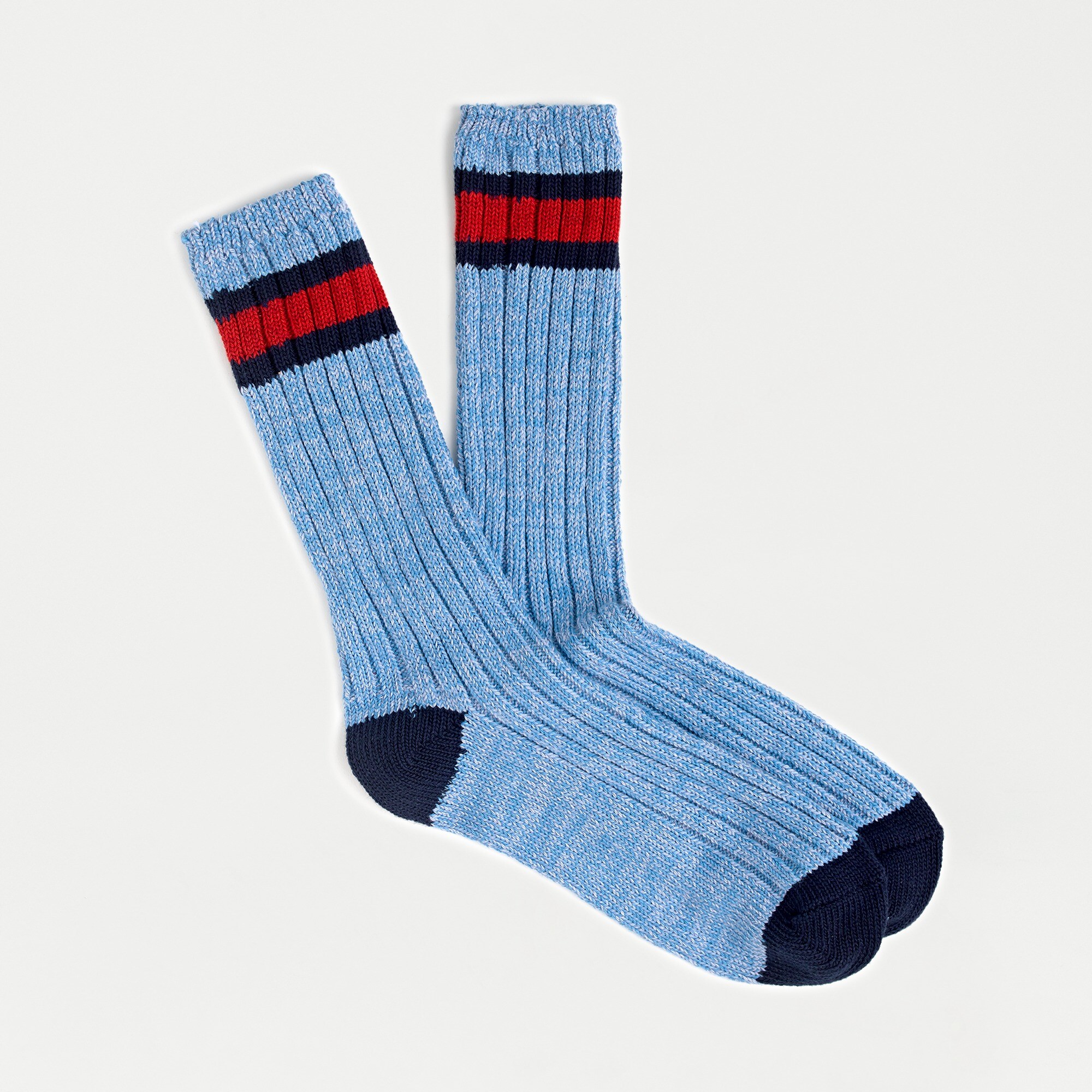 J.Crew Prep Stripe Camp Socks