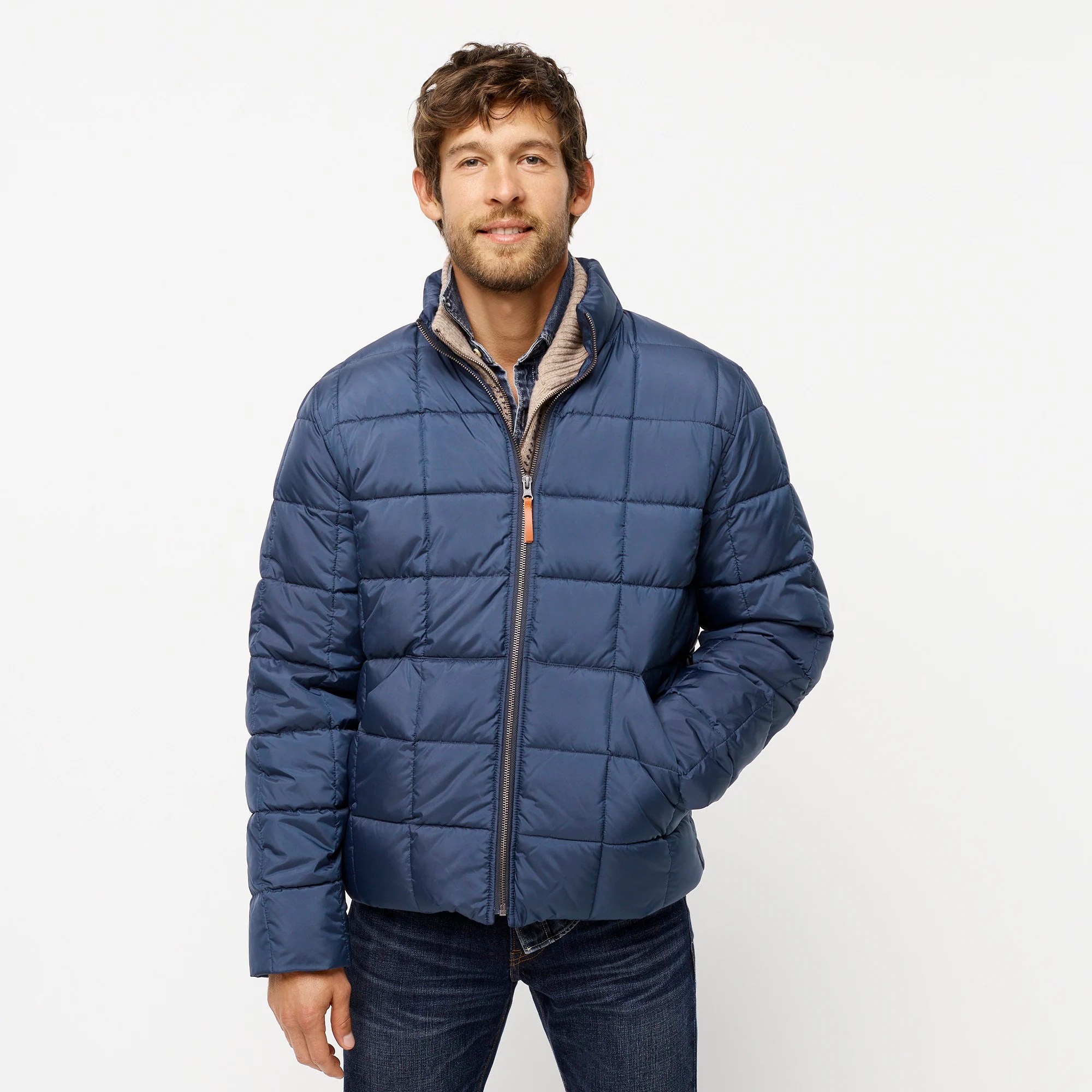J.Crew Boxquilted Jacket With Ecofriendly PrimaLoft® For Men