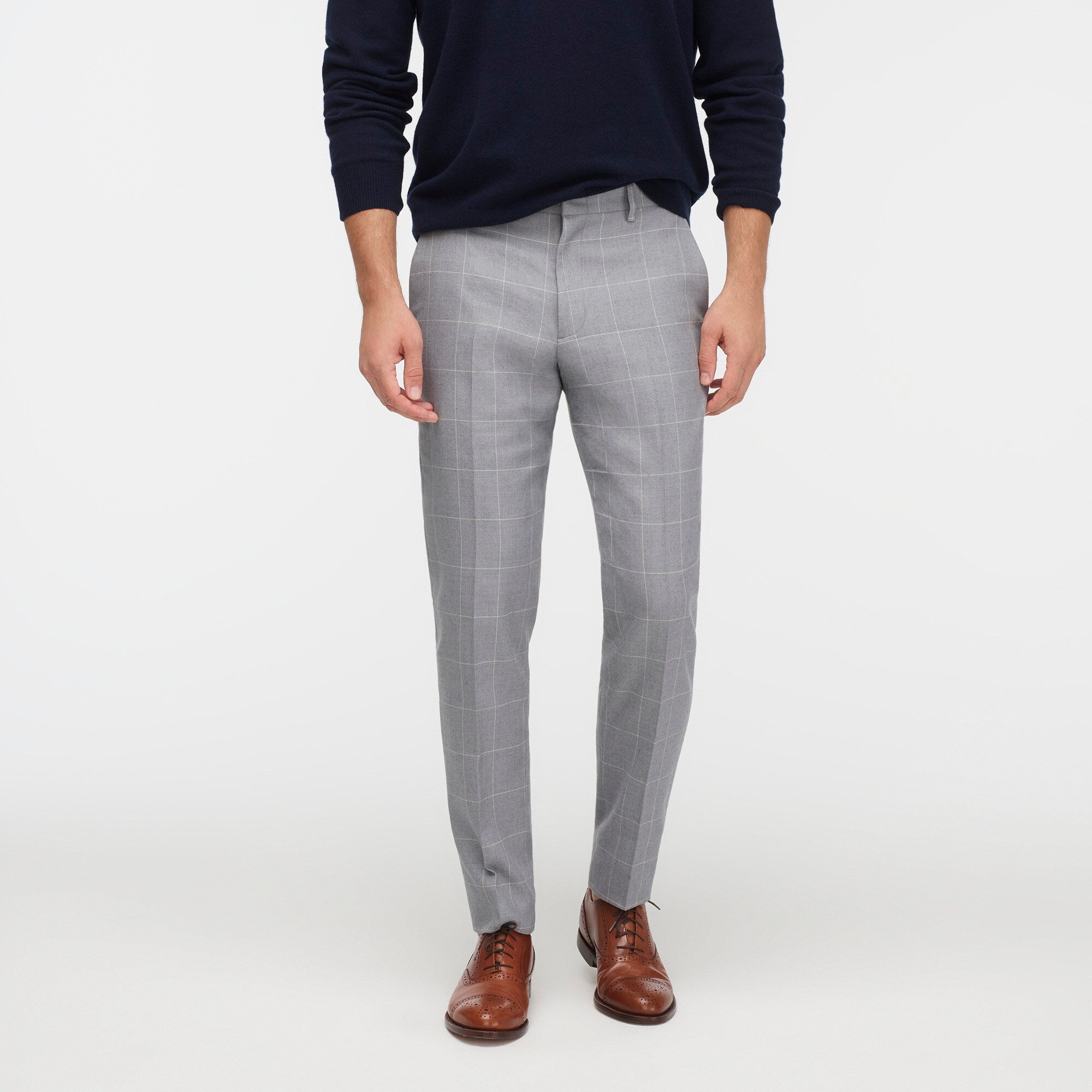 J.Crew Ludlow Slimfit Unstructured Suit Pant In English Woolcotton