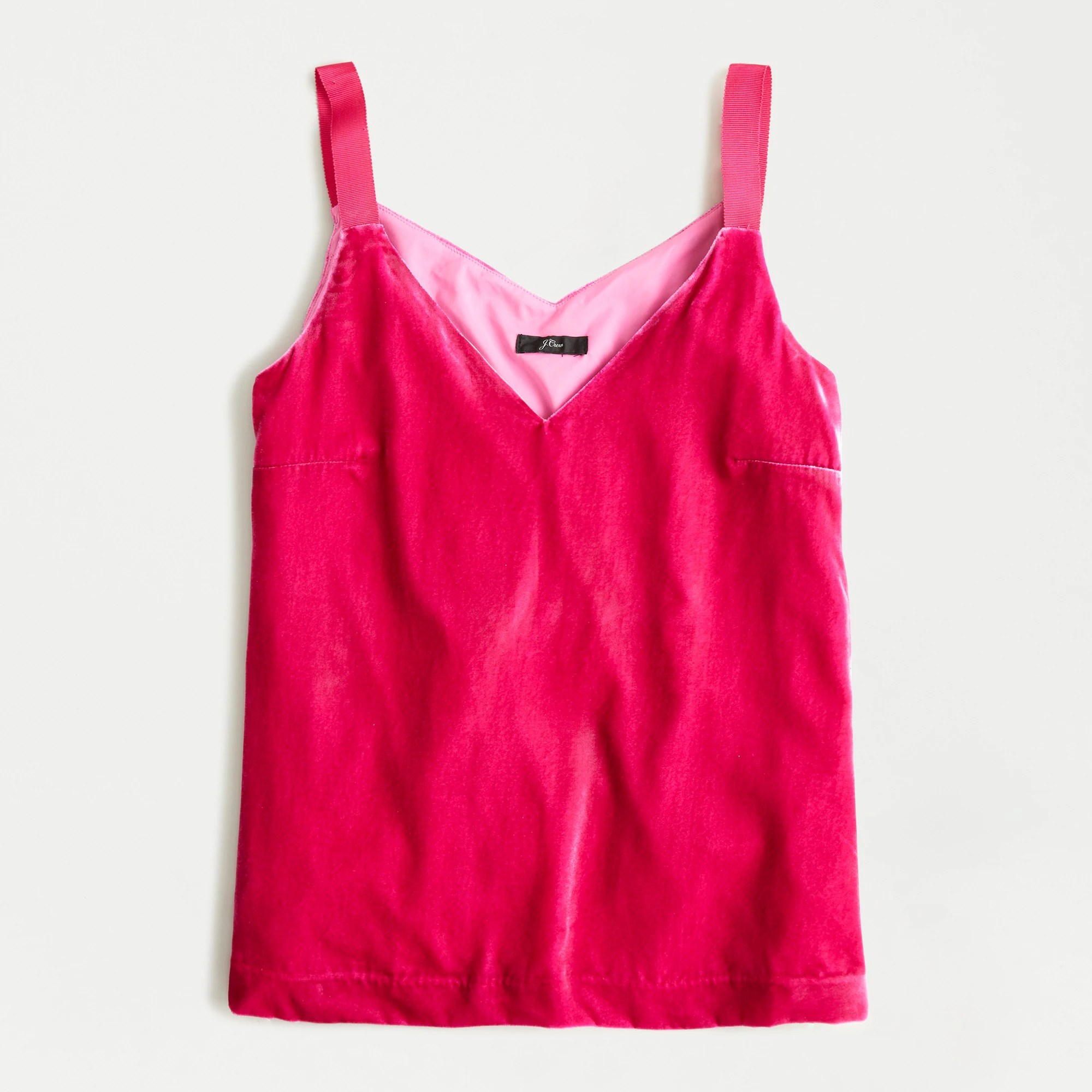 J.Crew Drapey Velvet Camisole Top For Women