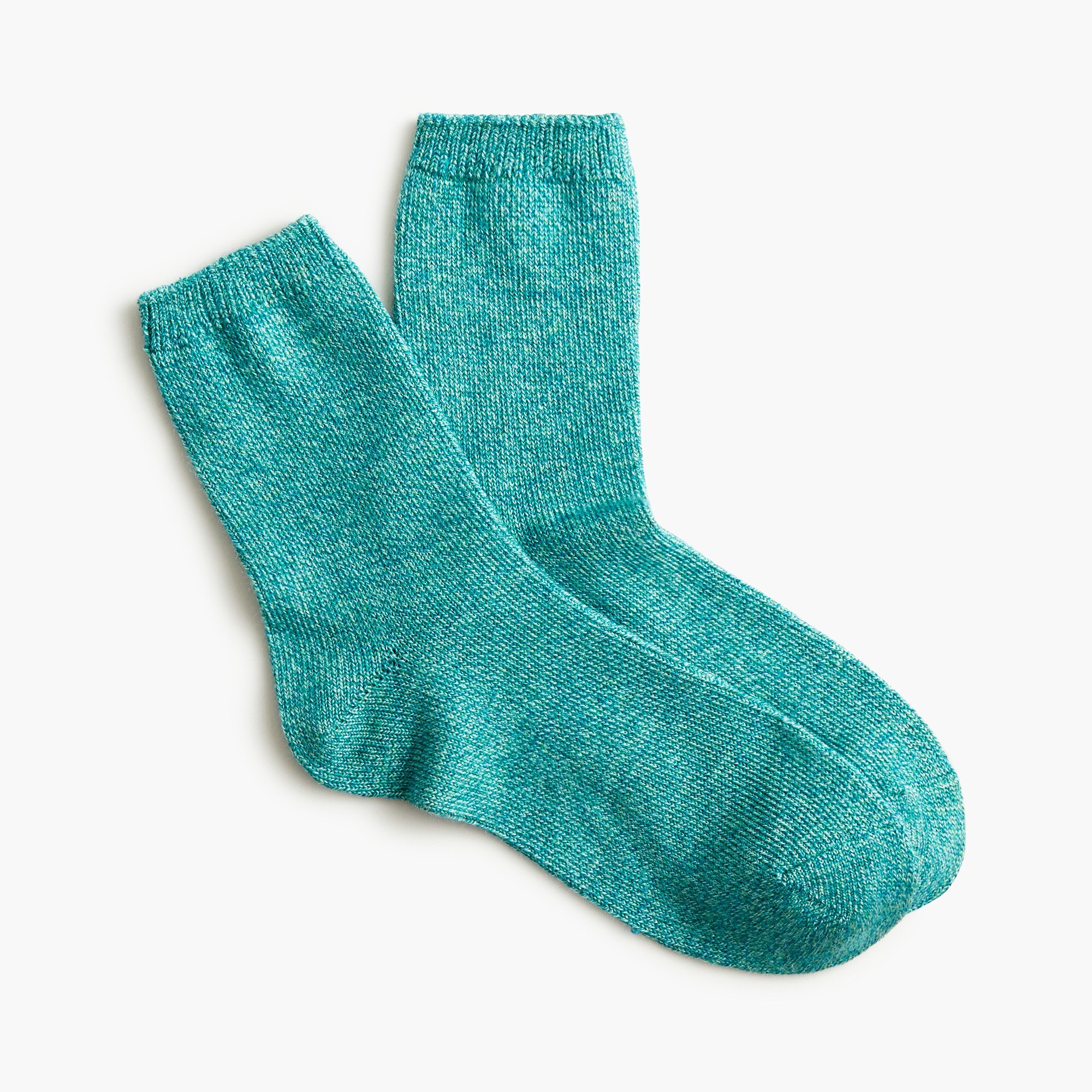 J.Crew Ankle Boot Socks In Marled Wool Blend For Women
