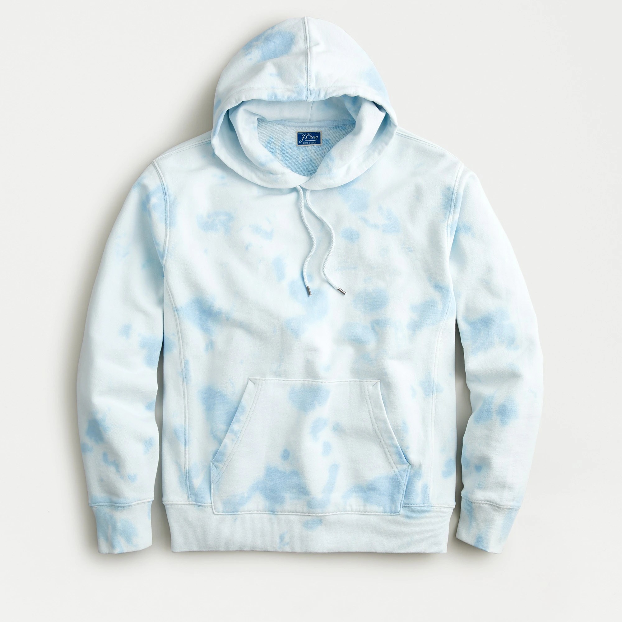J.Crew Garmentdyed French Terry Pullover Hoodie In Tiedye