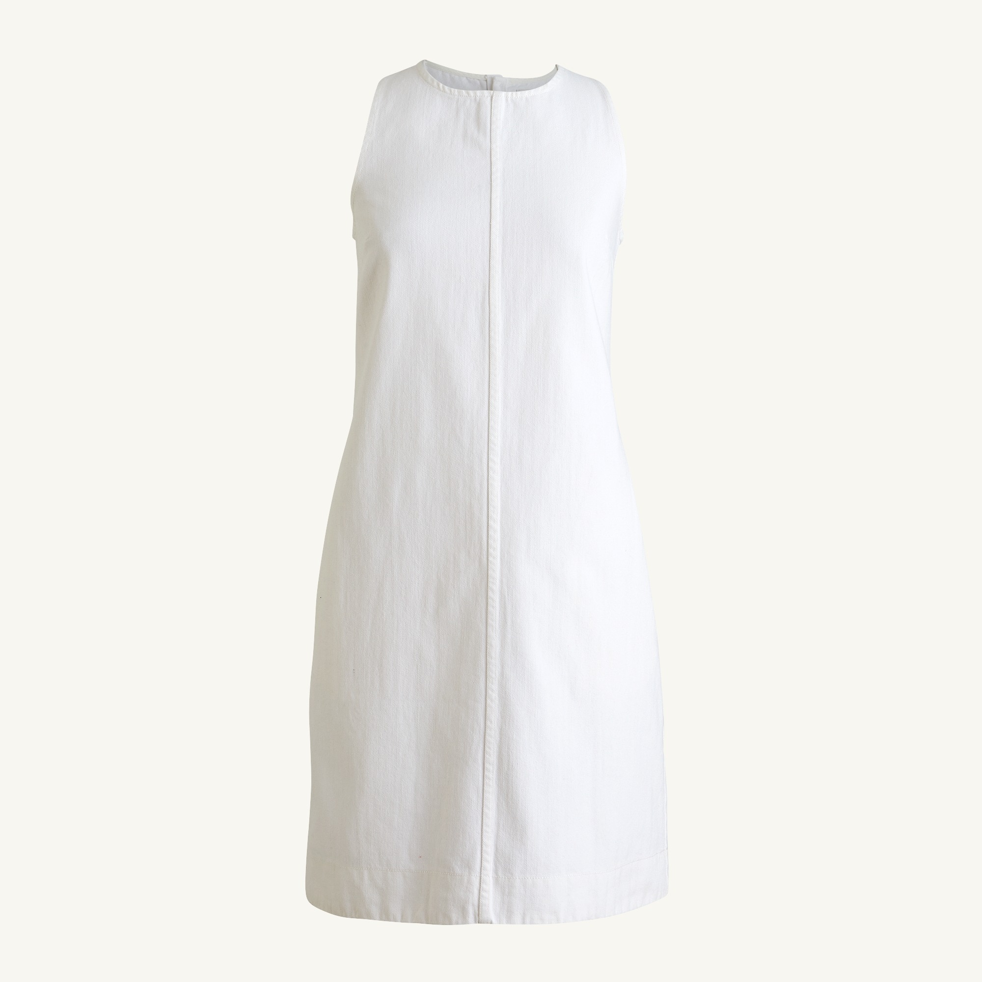 J.Crew Denim Shift Dress In White For Women