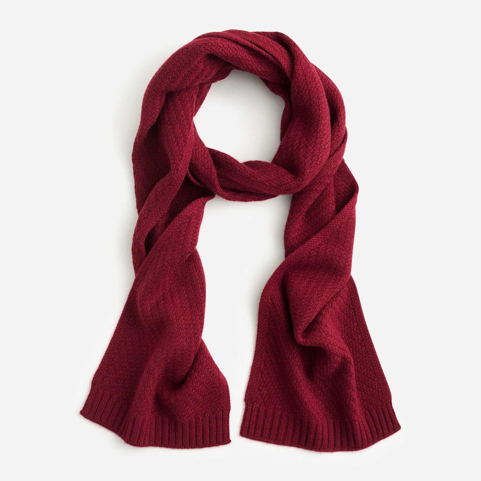 J.Crew Diagonal Rib Cashmere Scarf For Women